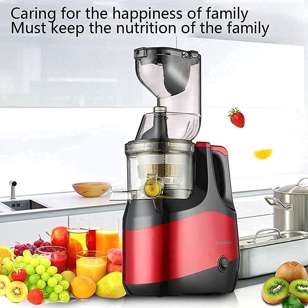 MIIKHI Juicer Machines,Slow Masticating Juicer Cold Press Juicer Machine With Dual-Stage Extraction Creates