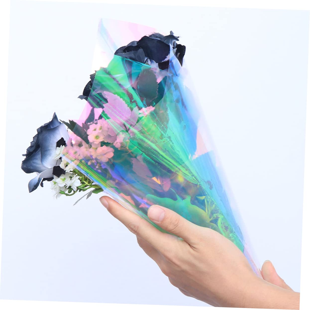FOMIYES Fogli Per Confezionare Fiori 20 Fogli Di Pellicola Floreale Per Bouquet Materiale Pp Resistente Allusura Pellicola Floreale Confezione Da 2