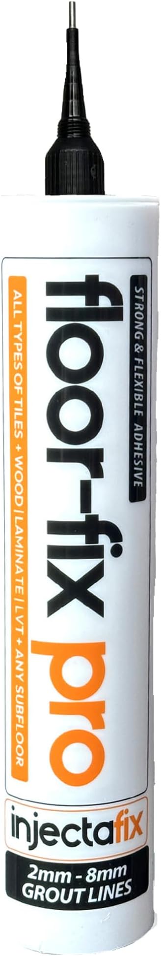 All in One Micro Precision Injector Kit Bonding Adhesive - For Loose & Hollow Tiles, Wood, LVT & Laminate - Includes a Reusable Syringe Adapter & Patented Customisable Tip (1)