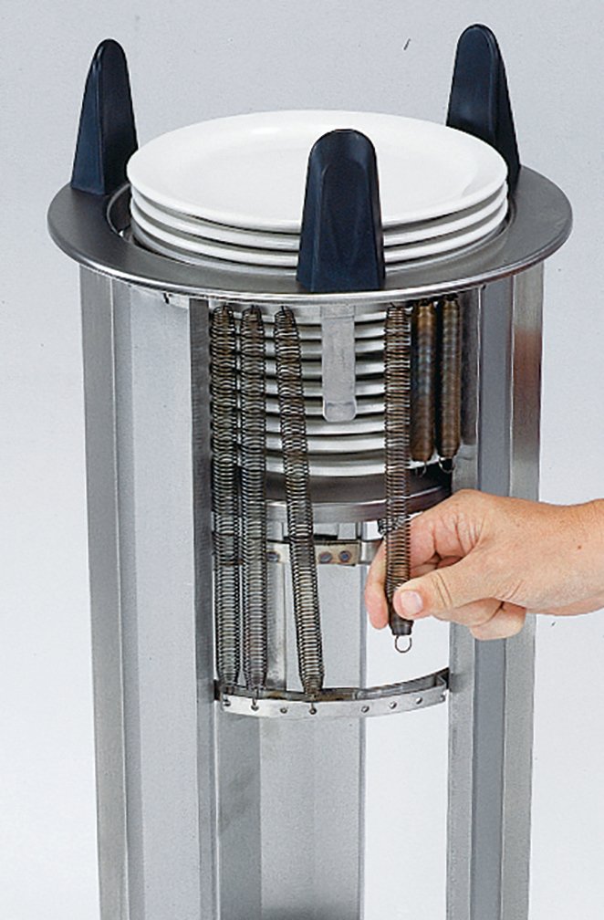 Lakeside 6000 Tubular Drop in Heated Dish Dispenser, 5