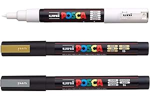 Posca 3M Paint Marker Pens: Unveil Your Creativity on Glass and Metal
