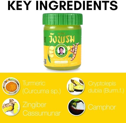 Miniatura 3 de Bálsamo de hierbas para aliviar el dolor para músculos, articulaciones y todo el cuerpo, calma, dolores y dolores 1.76 oz (paquete de 3) (amarillo)