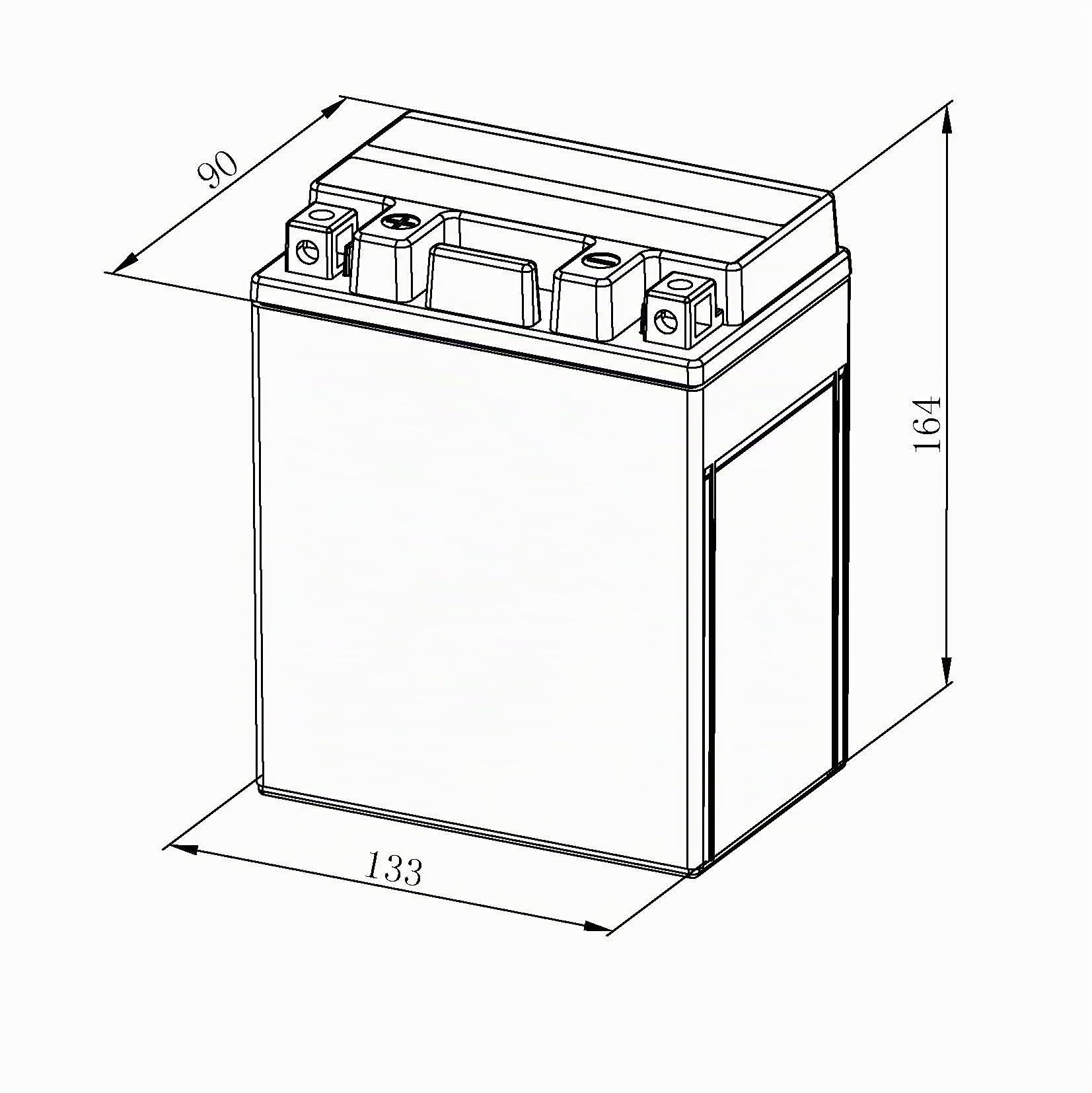 Bosch FA125 - Batterie moto AGM - 12V 210A 12Ah - Adaptée aux motos, mobilettes, enduros, scooters, quads, jet skis - Compatible M4F35, M4F37, BTX14AH-BS, BB14-A2, BB14-B2