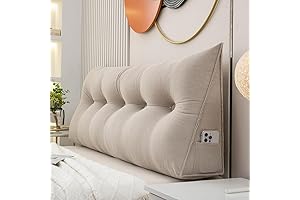 Luxurious Long Wedge Pillow for Comfort in Full Size Beds