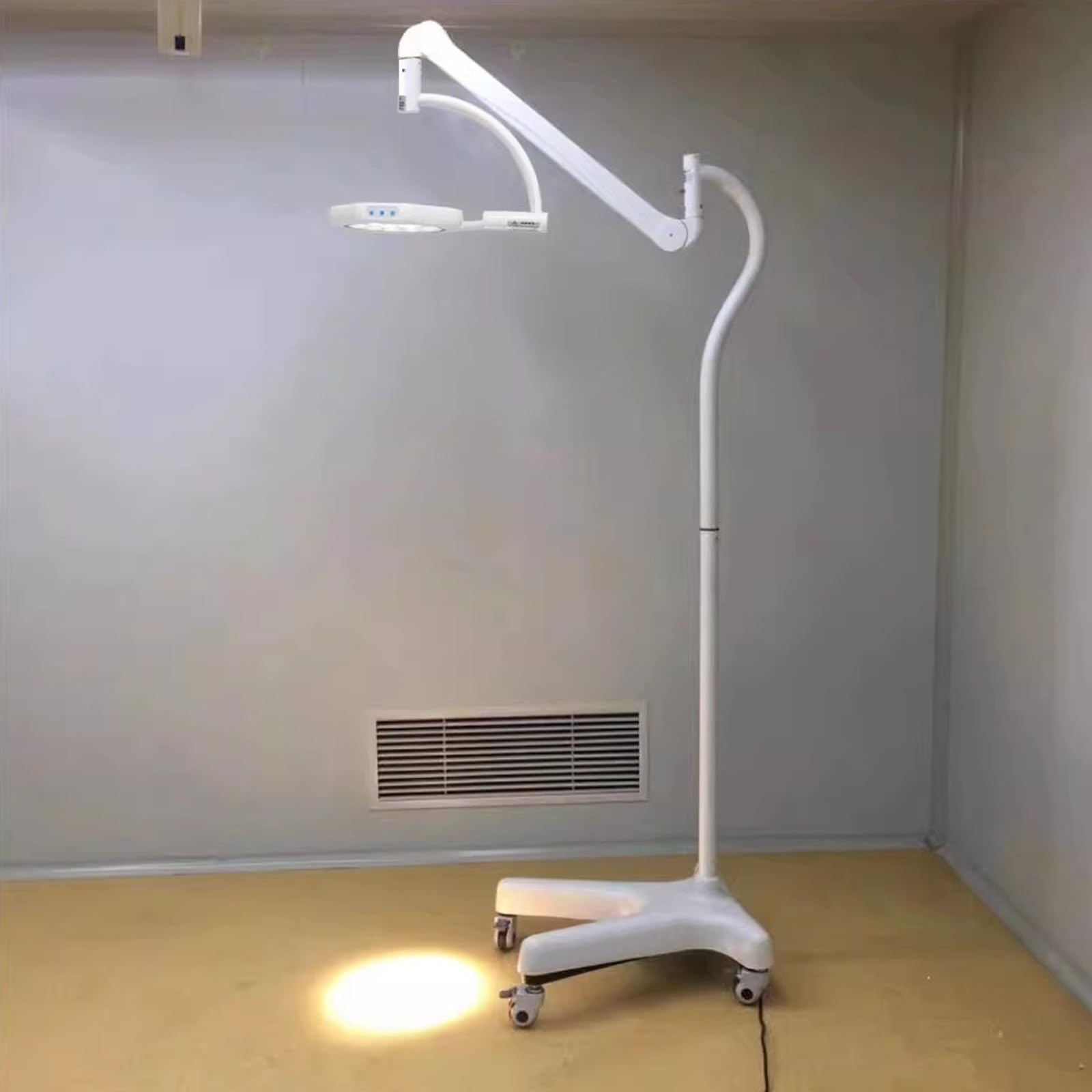 WXXZCE Lámpara de Examen Médico LED, Lámpara Sin Sombra de la Luz Dental Médica, Lámpara de Exploración Quirúrgica, Brillo Ajustable 70000 Lux, Fuente de Luz Fría Pura 4000-6000k