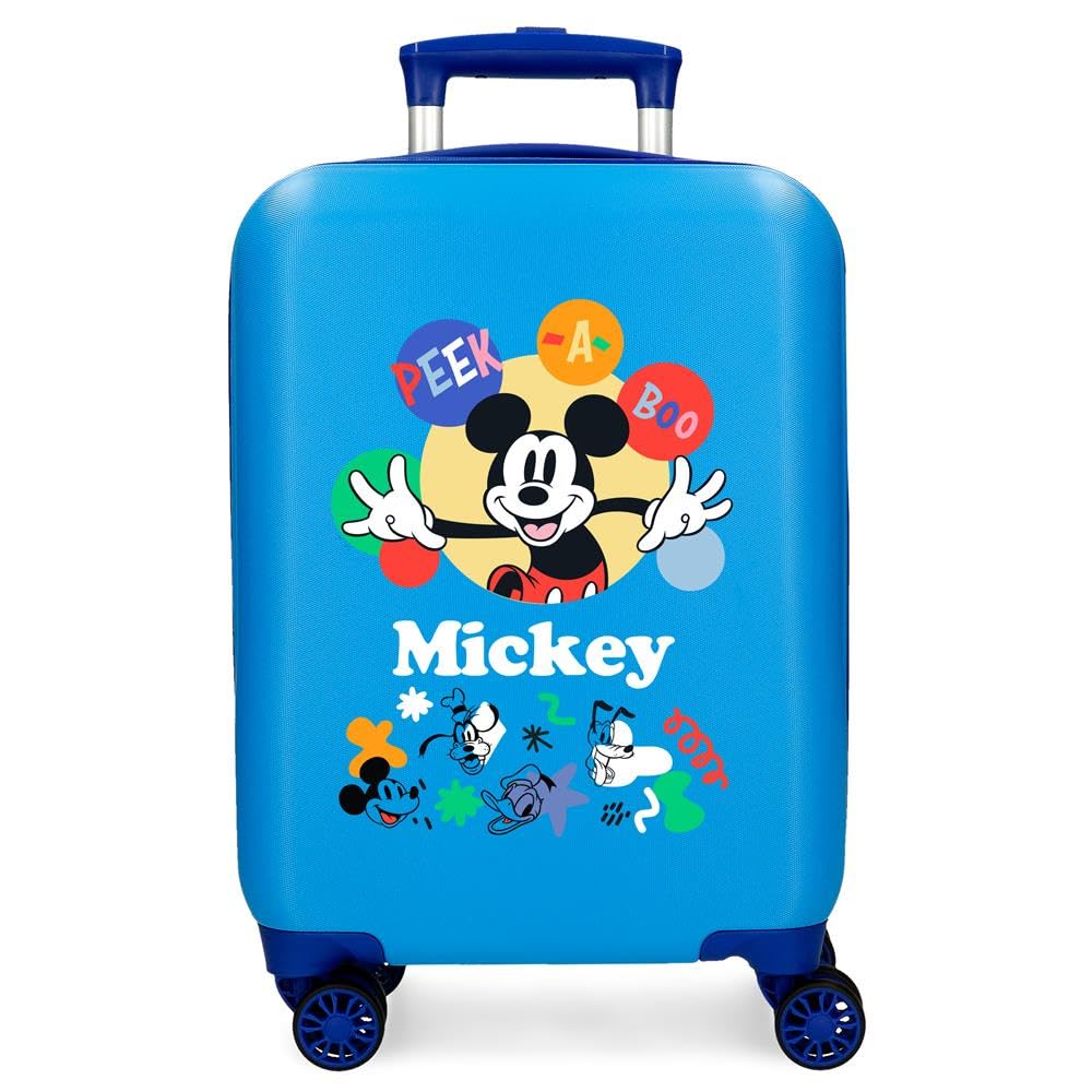 Joumma Disney Mickey Peek a Boo walizka kabinowa, Niebieski, walizka kabinowa
