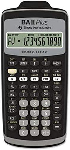 Texas Instruments TEXBAIIPLUS - Calculadora financiera BAIIPlus