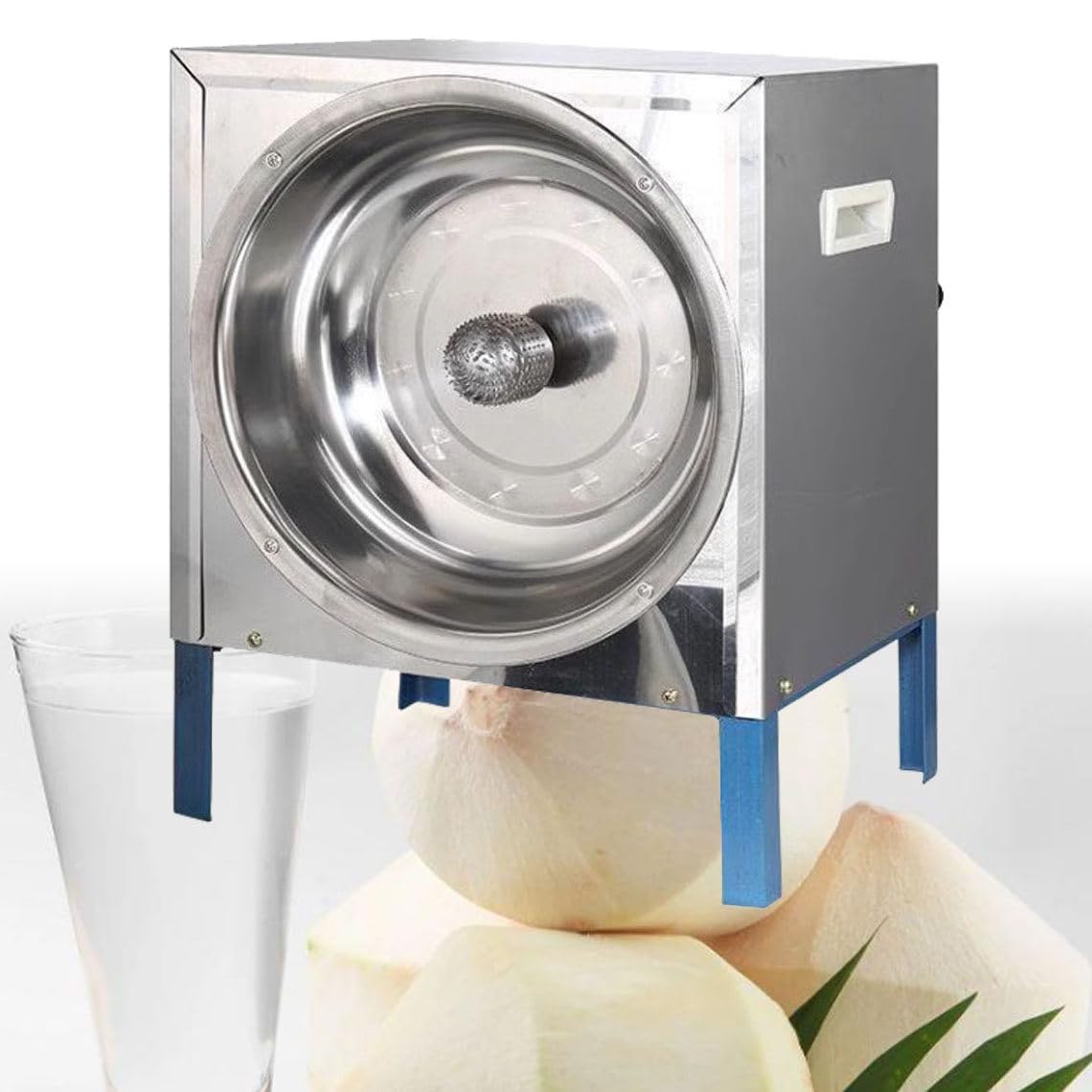 OLSKFUH Coconut Grater Scraper Chopper, 50-60 Pieces/Hour Electric Commercial Coconut Grater, Coconut Planer For Coconut Processing Plant, Restaurant, Bakery,