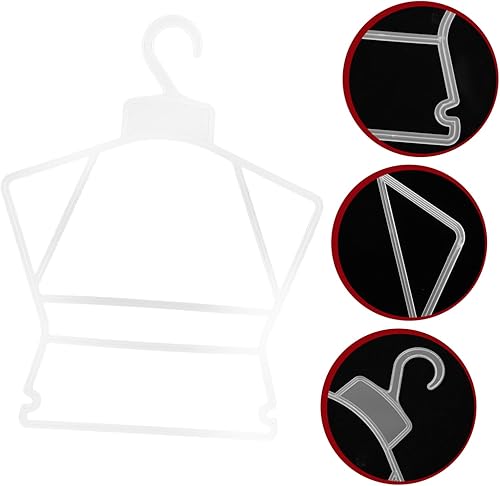 Miniatura 5 de CAXUSD Percha de traje para niños, perchas de plástico para bebé, perchas para niños, perchas para recién nacidos, colgador de ropa, soporte para