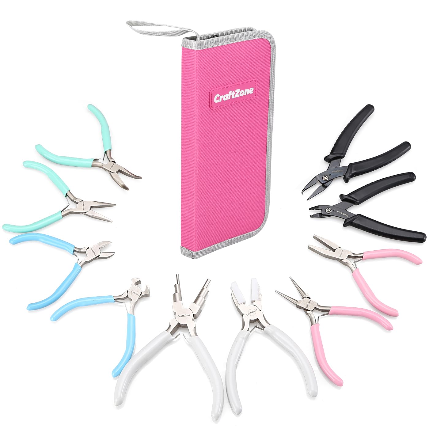 Photo 1 of 10-Piece Jewelry Pliers Set Jewelry Making Tools for Jewelry Repair | Wire Wrapping | Beading and Crafts