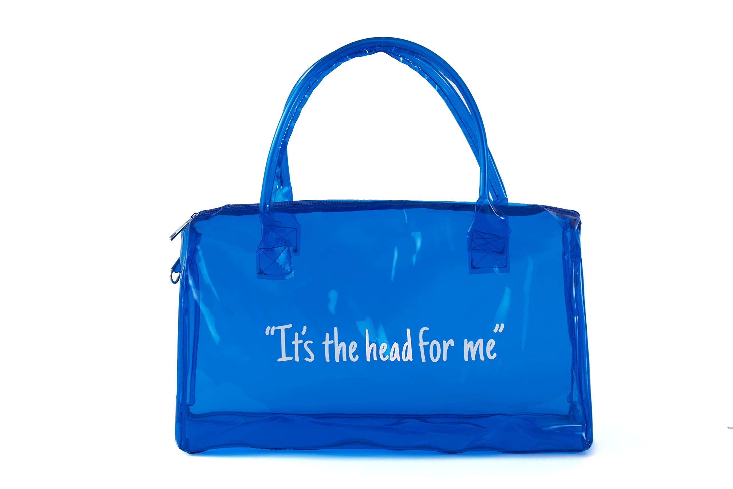 Clear Gym Bag for Women,Spend Night Bag Clear PVC Tote Bag Large Sports Duffel Bag Bright Candy Color Jelly with Durable Metal Zipper for Gym,Travel,