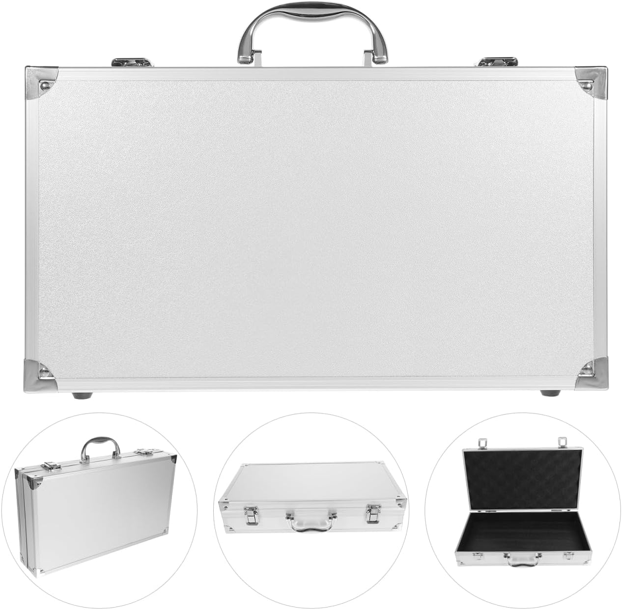 Hemobllo Large Capacity Toolbox 14.17X8.26X2.95In Portable Tool Case and Medicine Storage Box with Safety Clasp for Home Garage School Hospital