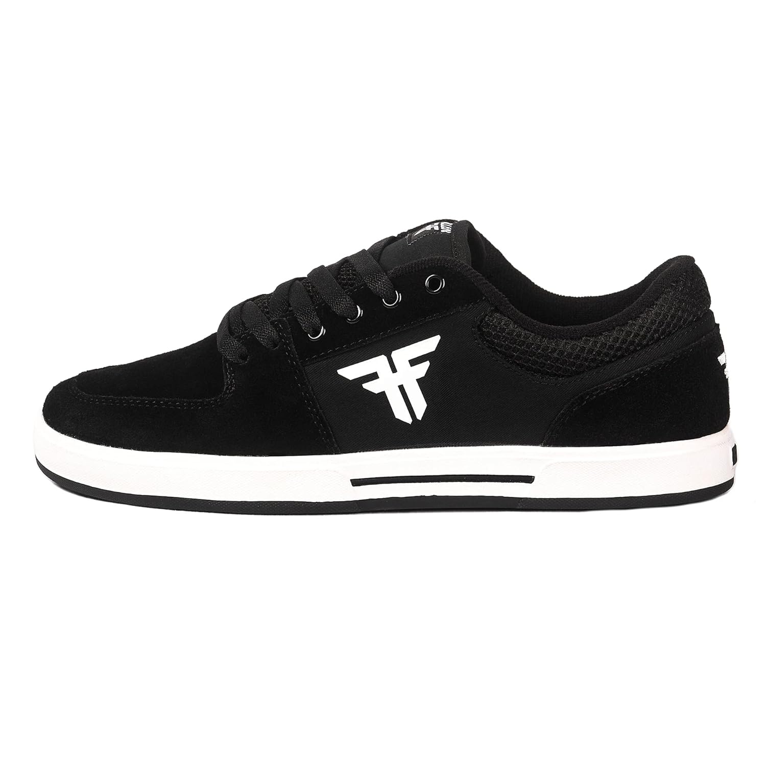 Fallen Men’s Patriot Skate Shoe (12 M US, Black/White)