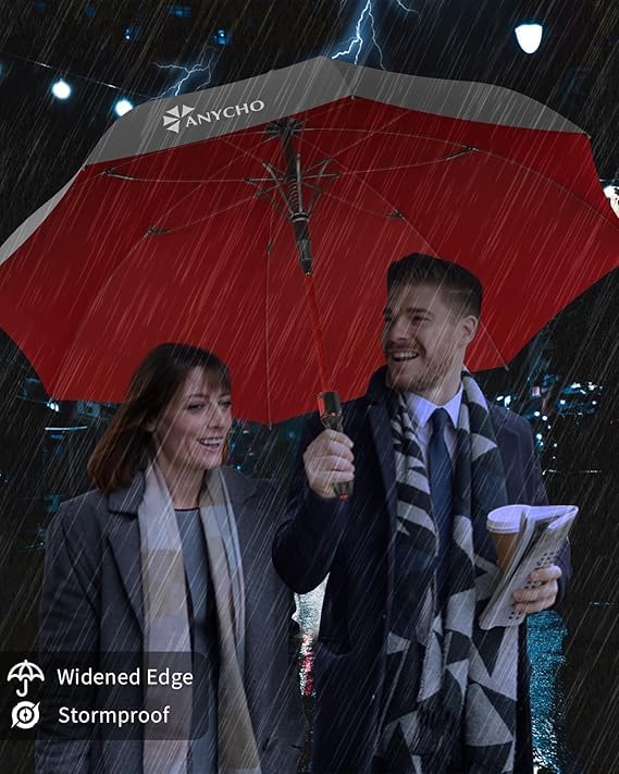 Image of Premium Auto Open 47 inch Large Size Umbrella for Men & Women | Windproof & UV Protection Umbrella With Strong Frame and Comfortable Grip Handle
