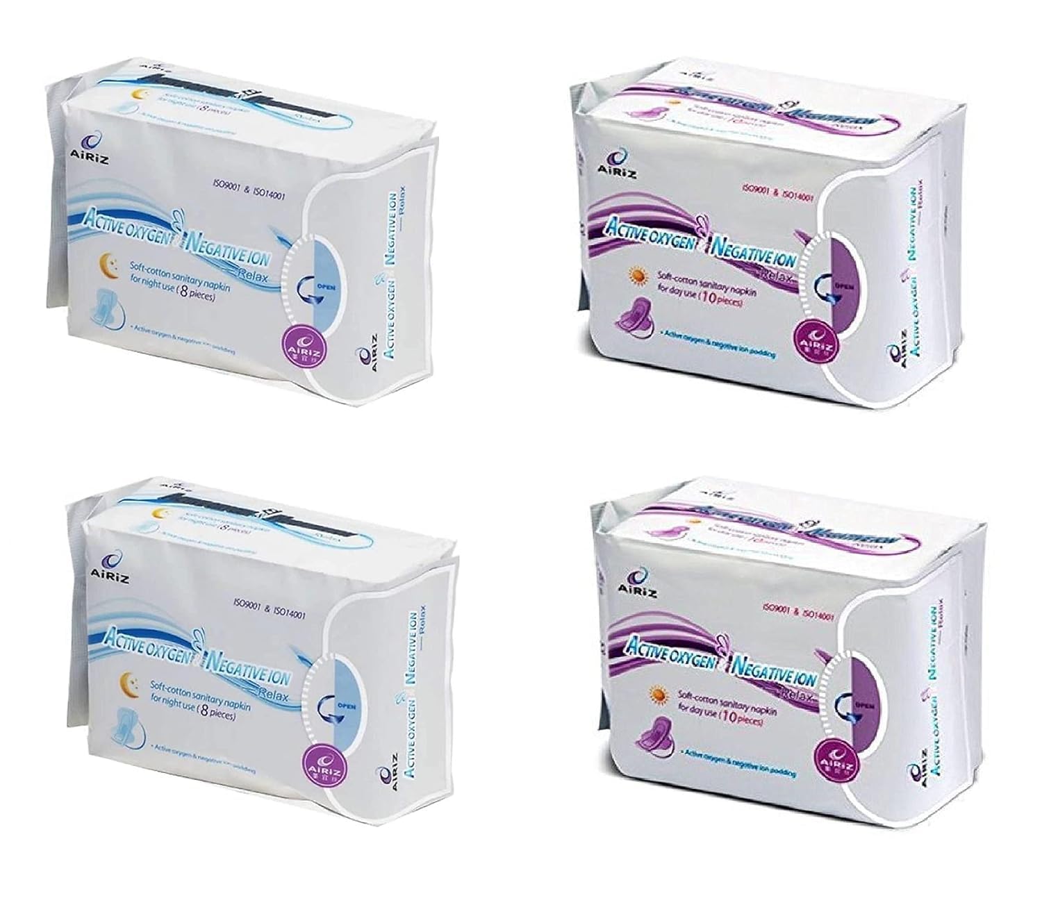 Combo Pack :: Airiz Soft-Cotton Sanitary Pads With Wings :: 16 Pads for Night Use (280mm) + 20 Pads for Day Use (240mm) (B0CPSFJQVJ) Amazon Price History, Amazon Price Tracker