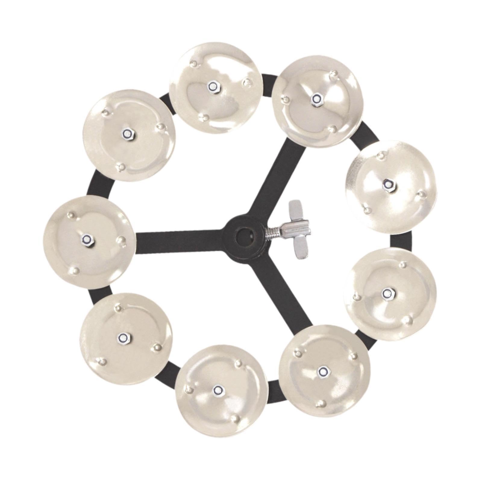 Colaxi Hihat Cymbal,Drum Cymbals Rings Drum Set Performance Accessory,Hihat Tambourine,Professional Drum Set Tambourine Cymbal Rings