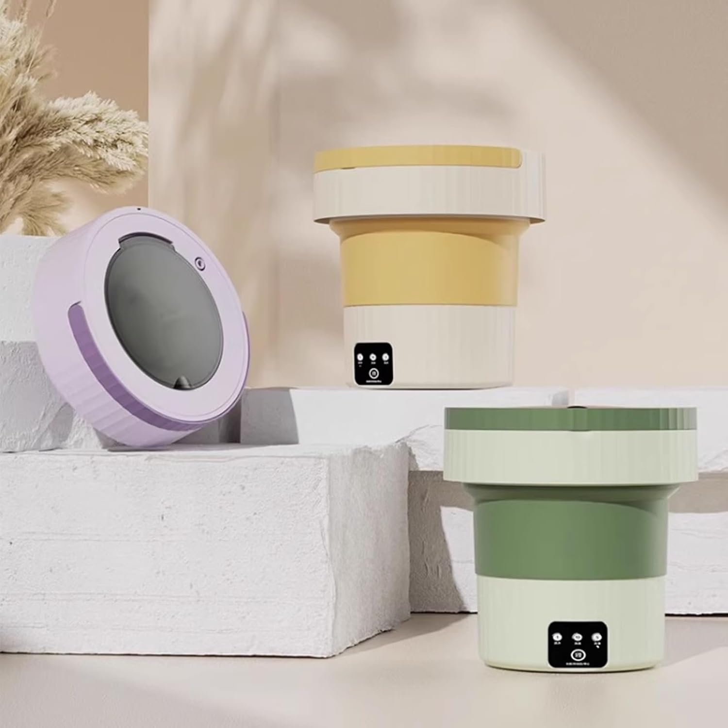 Lavatrice Portatile Pieghevole: La Soluzione Ideale per Viaggi e Piccoli Spazi!