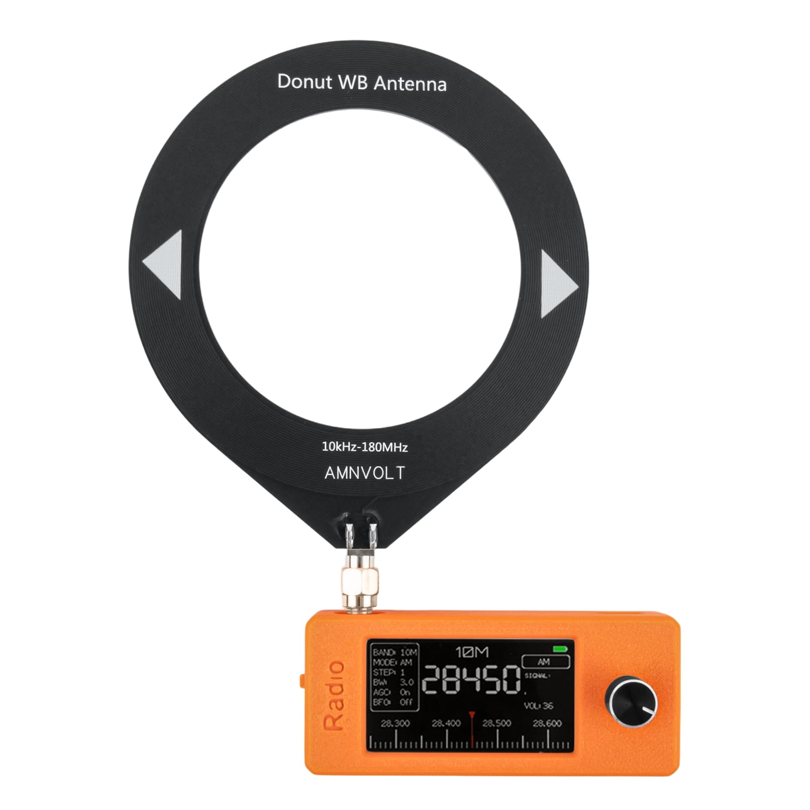 SI4732 for MINI Radio Receiver 0.5-108MHz Pocket Size for DSP Chip Full-Band Broadcasting 1.9-Inch IPS Screen Built-in 800mAh Battery with Portable