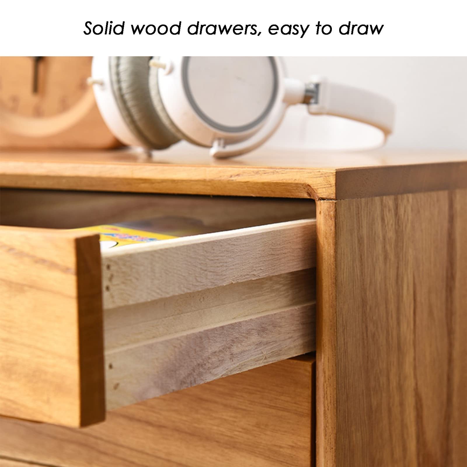 Schreibtisch-Organizer aus Holz mit 4 Schubladen, Bürobedarf, Aufbewahrungsregal und Schmuck-Organizer für Schreibtisch-Organisation