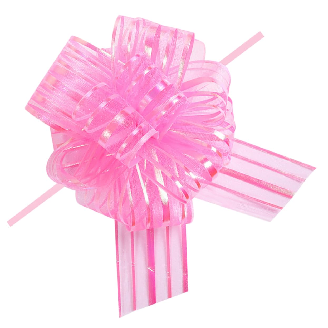 Healeved 36pièces Nœuds Décoratifs Tulle Rose De Nœuds à Tirer pour Mariage Et Fêtes Parfaits pour Décorer Voitures Bouteilles Et