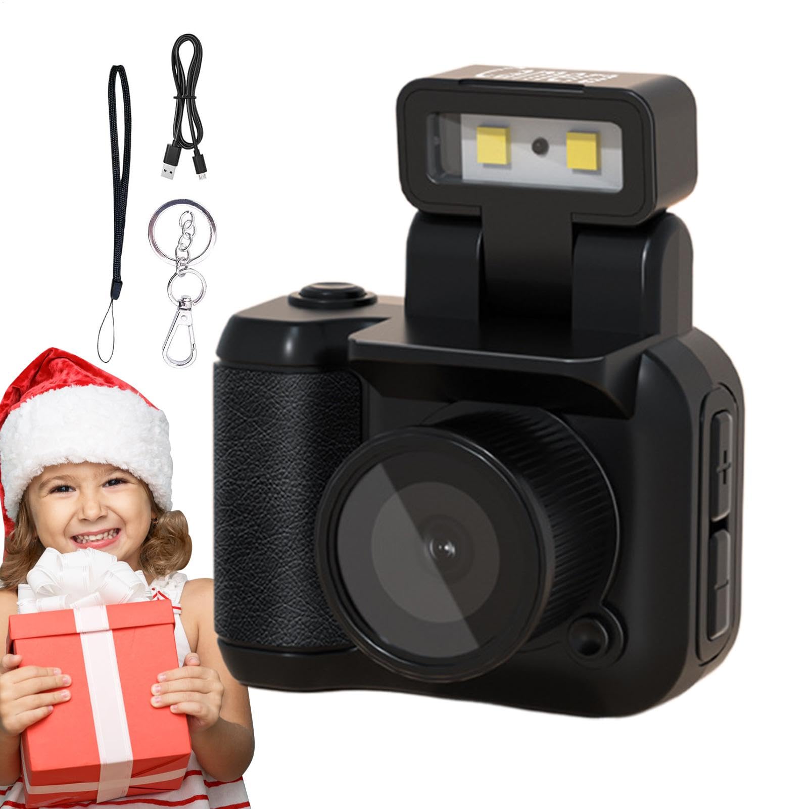 Retro Snap Camera, Retrosnap Telecamera in miniatura, Vintage Video Recorder, Videocamera con luce flash LED, Piccola fotocamera digitale per la registrazione di vita di viaggio Retro Snap Camera, Retrosnap Telecamera in miniatura, Vintage Video Recorder, Videocamera con luce flash LED, Piccola fotocamera digitale per la registrazione di vita di viaggio