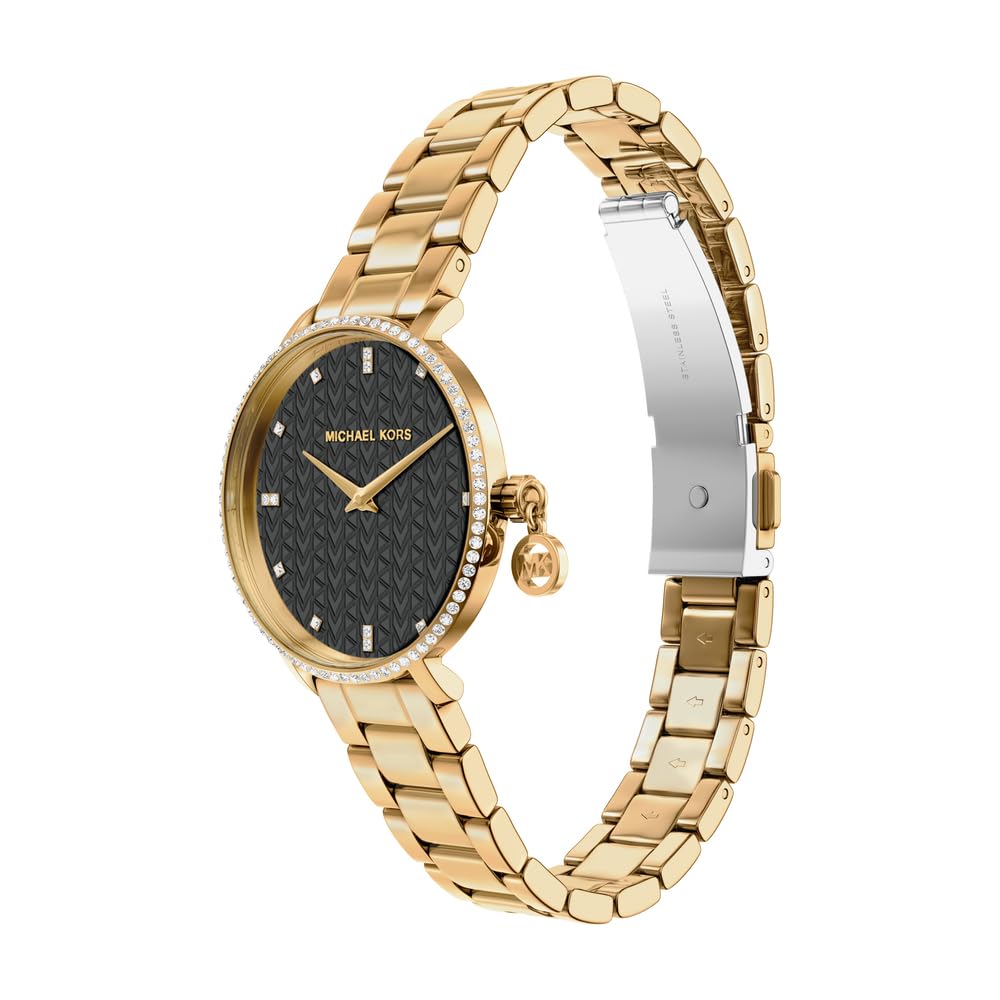 Michael Kors Pyper Donna Orologio 32MM in acciaio inossidabile color oro, MK7616
