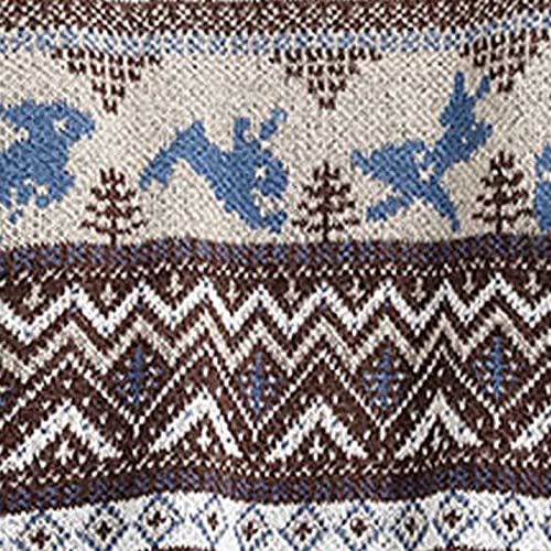 Dgoopd Men's Sweater Crew Neck Long Sleeve Sweaters Casual Pullover Sweater Cable Knit Pullover Warm Winter Fashion Tops3