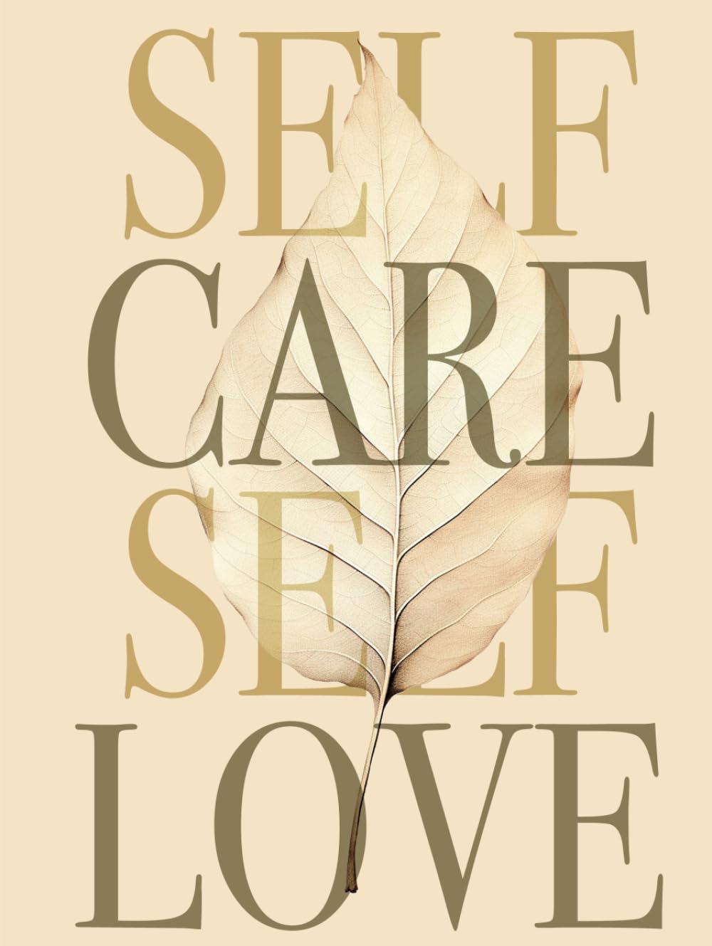 Livre de café grand format Self-Care Is Self-Love avec 400 pages pointillées pour déco salon