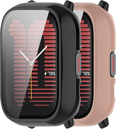 Paquete de 2 fundas para reloj compatibles con Amazfit Active, ultrafinas y rígidas de policarbonato protector para Amazfit Active Protector de disponible en Yaxa Colombia
