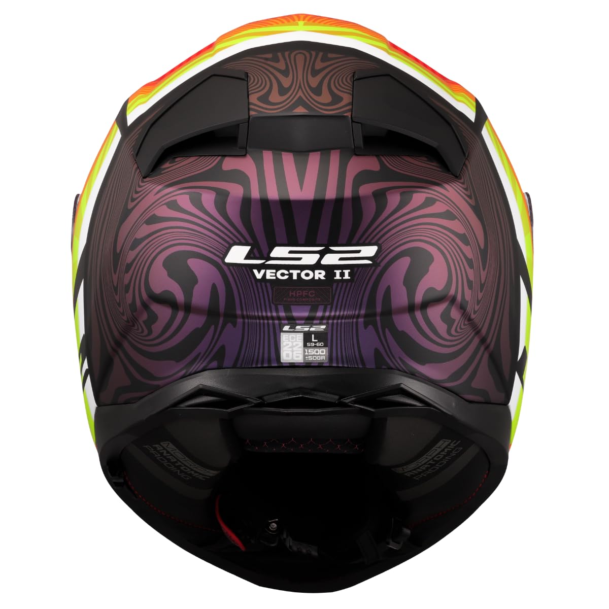 LS2, Casco Moto Integral VECTOR II FREEDOM Black Chameleon, XXS