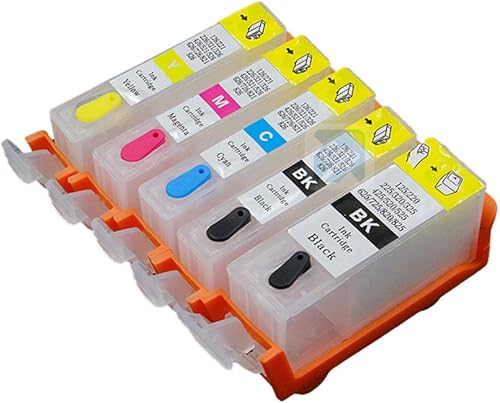 Miniatura 1 de Cartucho de tinta recargable vacío de 5 uds. Compatible con Canon IP4820 IP4920 MX712 MX882 MX892 MG5120 MG5220 MG5320 IX6520 IX6220 Impresora con
