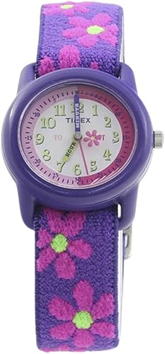 Timex Girls Time Machines- Reloj analógico con correa de tela elástica para niñas