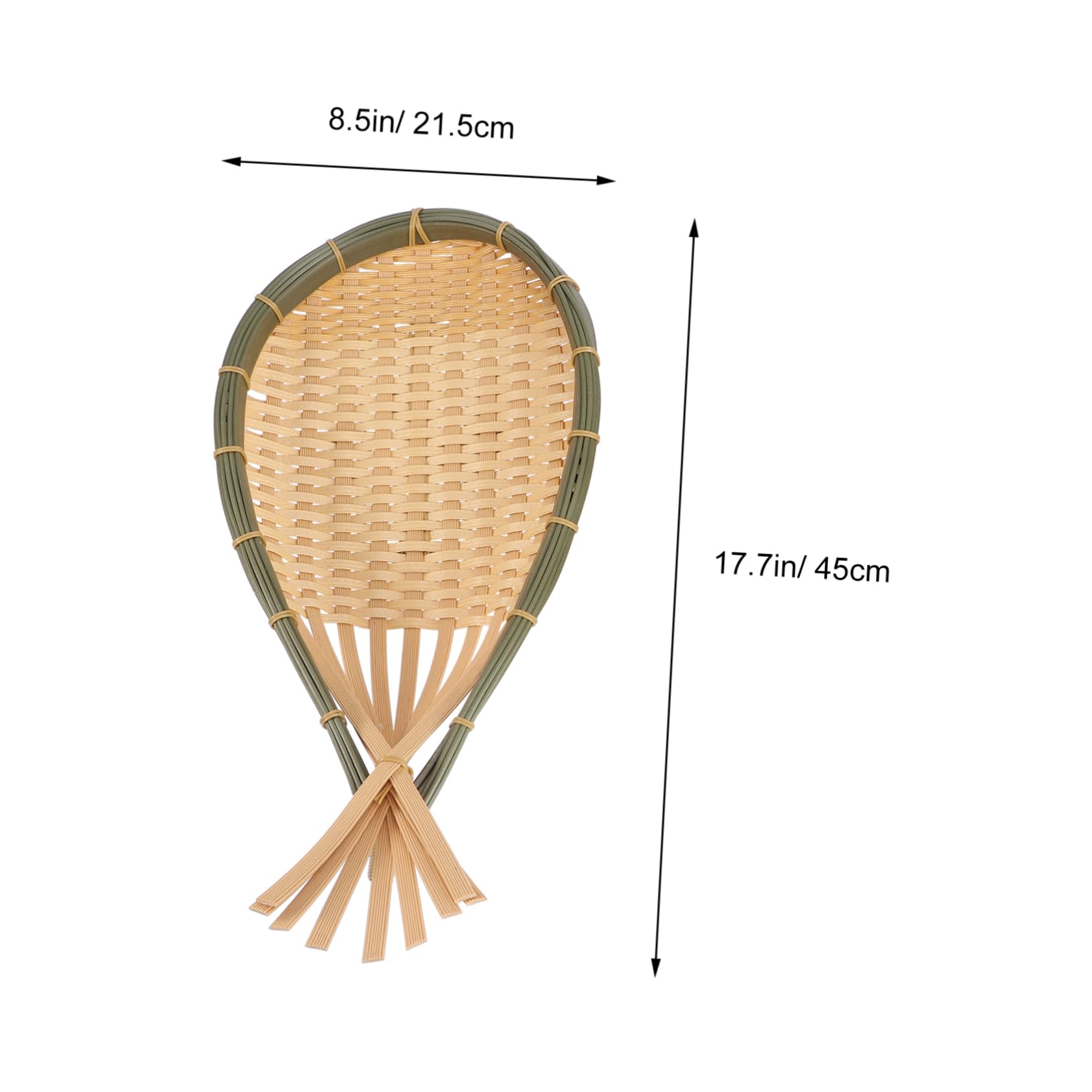 LAPYAPPE 2Pcs Woven Storage Baskets Decorative Food Serving Baskets for Fruits Bread and Snacks Material for Home Kitchen Office Use