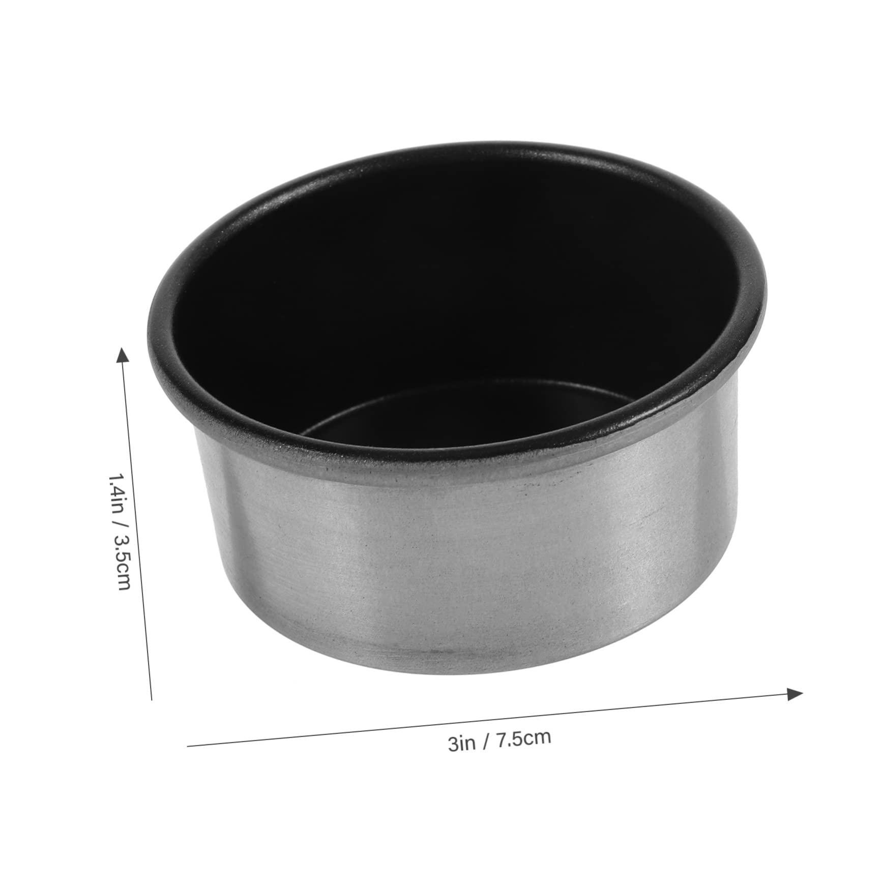 OUNONA Mini Round Nonstick Cake Baking Pan for Cheesecake Cakes Snacks for Home and Professional Use Easy to Clean Heat Evenly