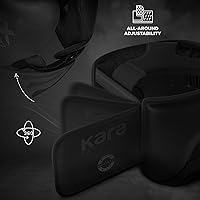 Vista 9 de RDX Casco de boxeo, entrenamiento de MMA, Kara acolchado ajustable, casco de Muay Thai, Kickboxing, Sparring, Artes Marciales, Karate, casco