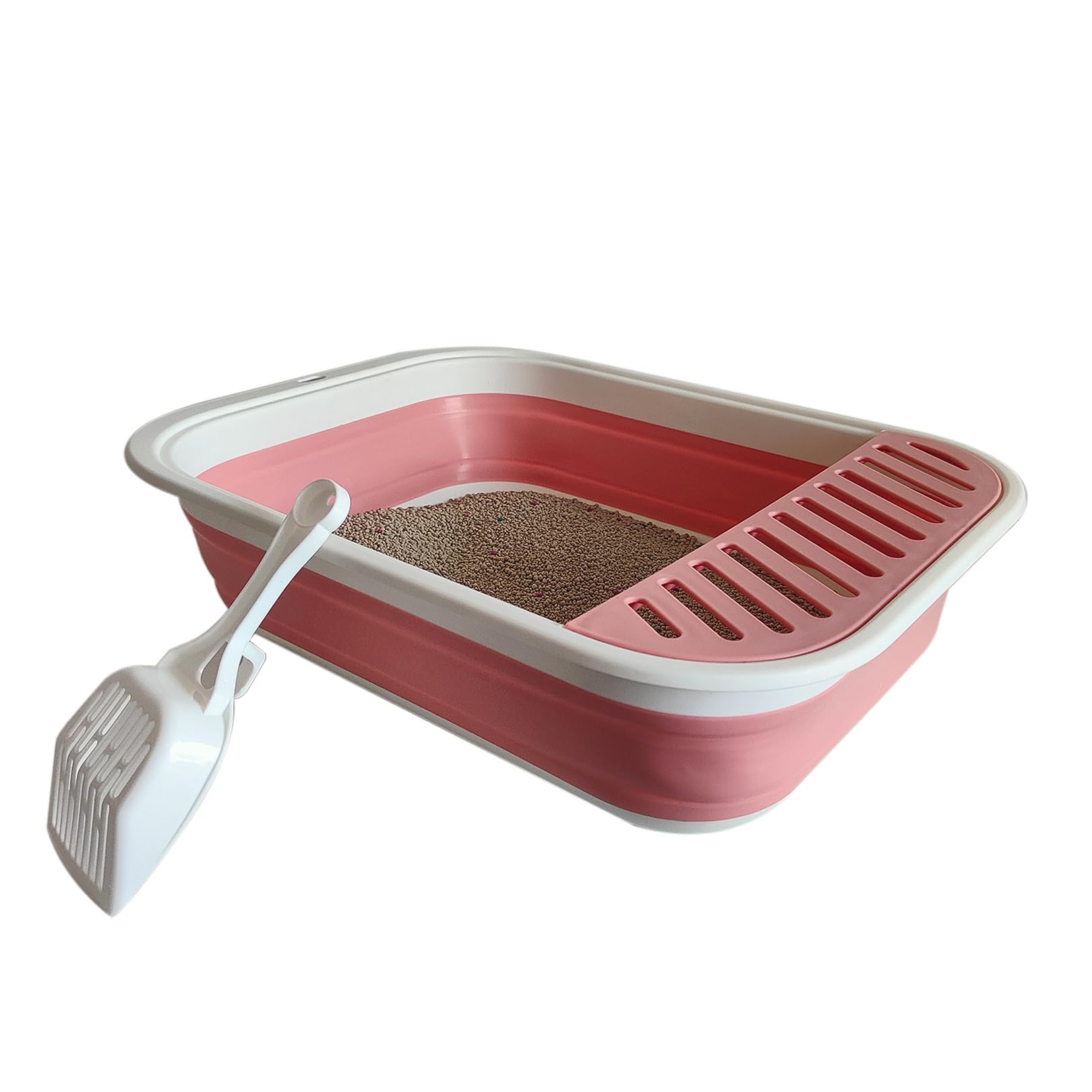 Chuyouan Collapsible Low Entry Cat Litter Pan