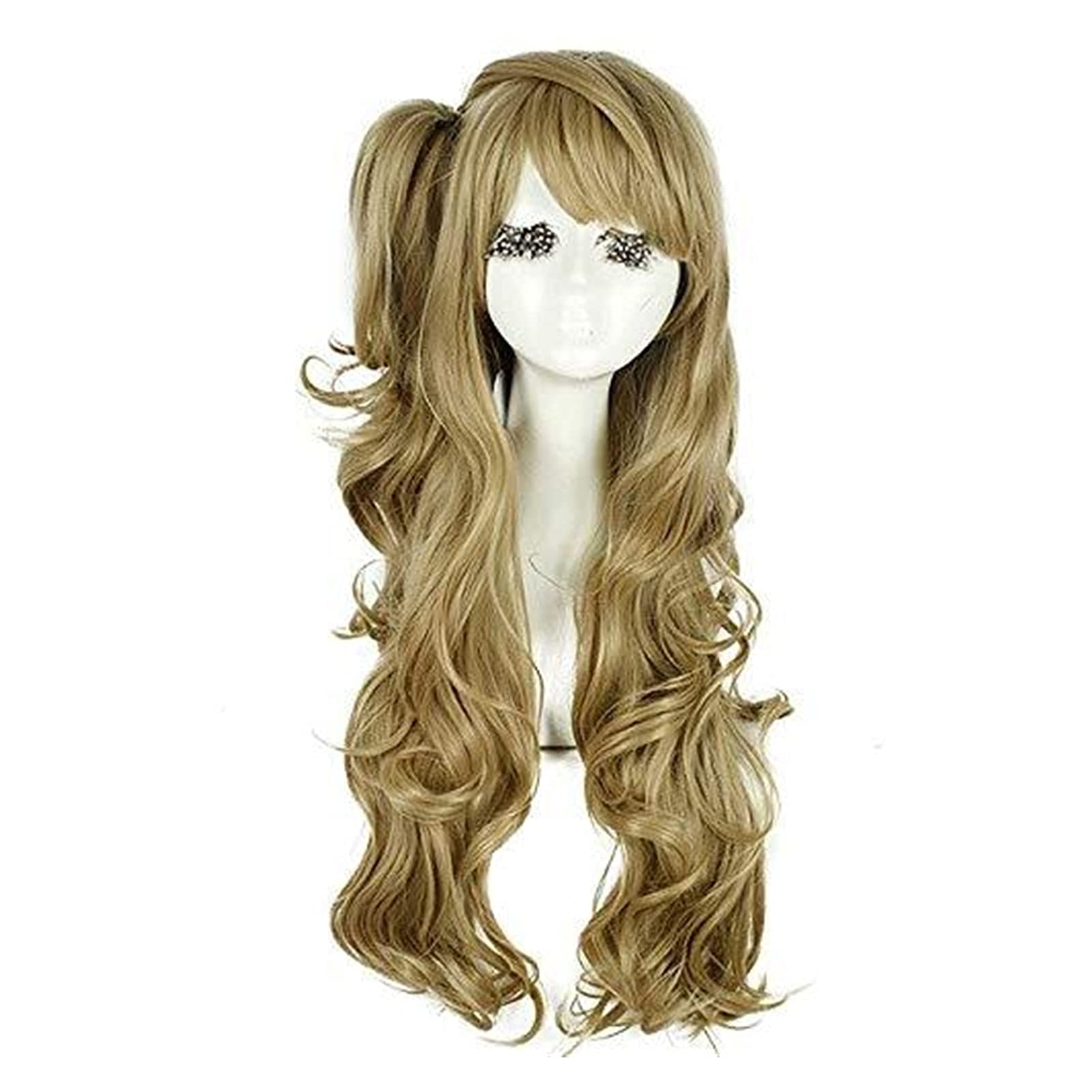 Hair caps and wig Wig LoveLive Cosplay Wigs Love Live Μ'S Kotori Nico Nozomi Hanayo Honoka Cosplay Wig Synthetic Hair Heat Resistant 14Inches Flax