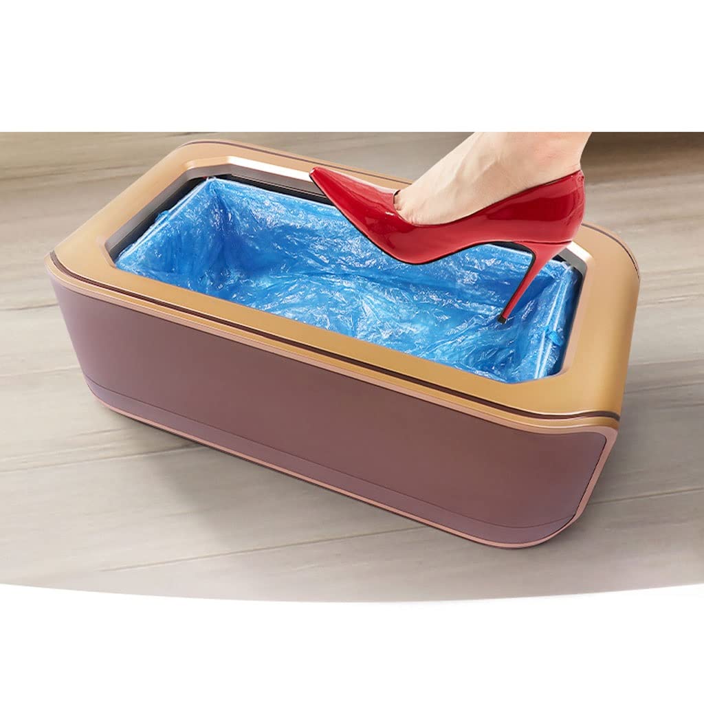 Máquina dispensadora de cubrezapatos HSF, cubrezapatos domésticos con cubrezapatos Desechables y Protector de alfombras (Color: Verde, tamaño: 1000 cubrezapatos)
