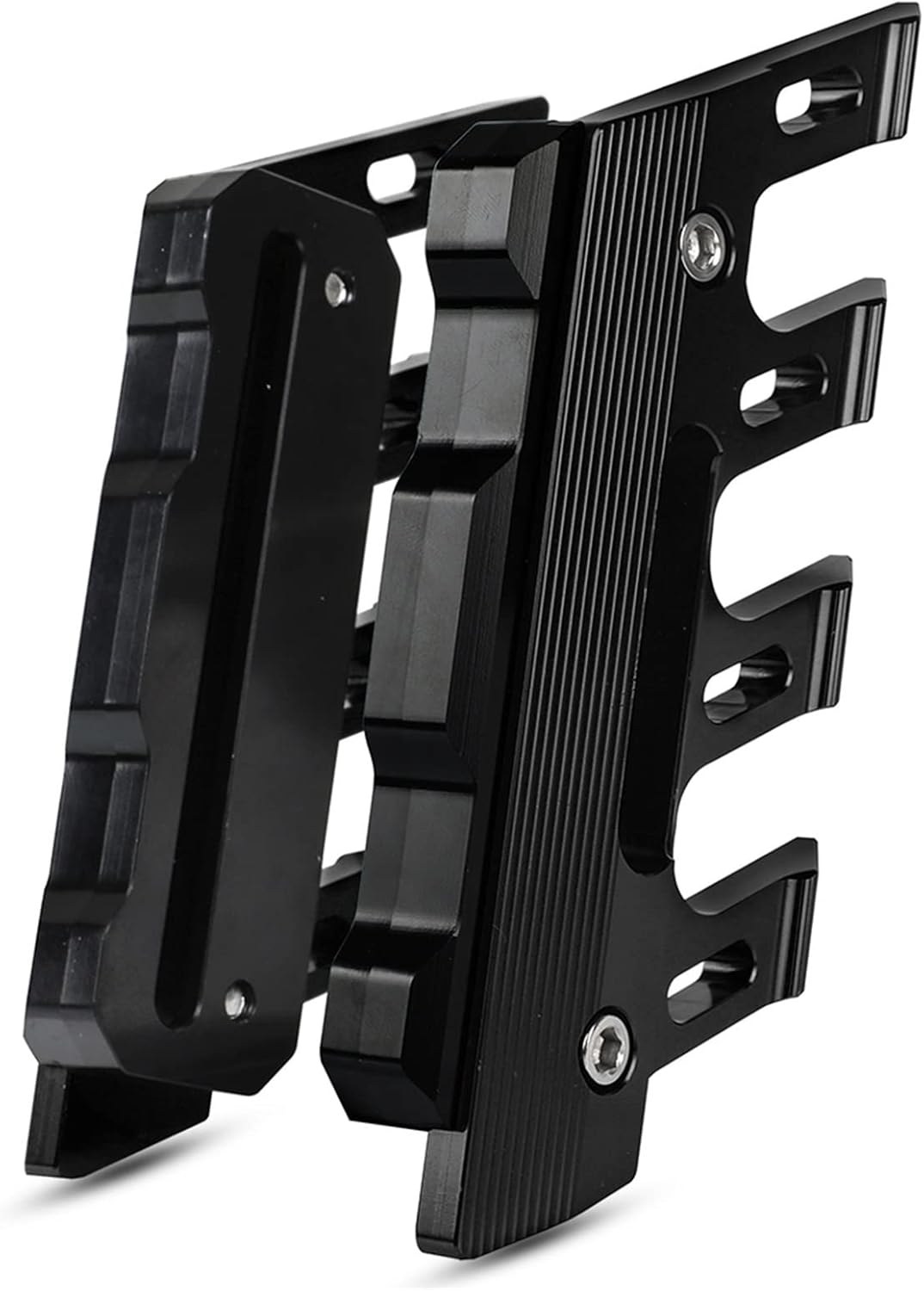 for Suzuki DR160 DR160S DR300 Motorcycle Mudguard Front Fork Protector Guard Block Front Fender Slider Accessories Side Guard CNC Aluminum Multiple Colour (Color : Black)