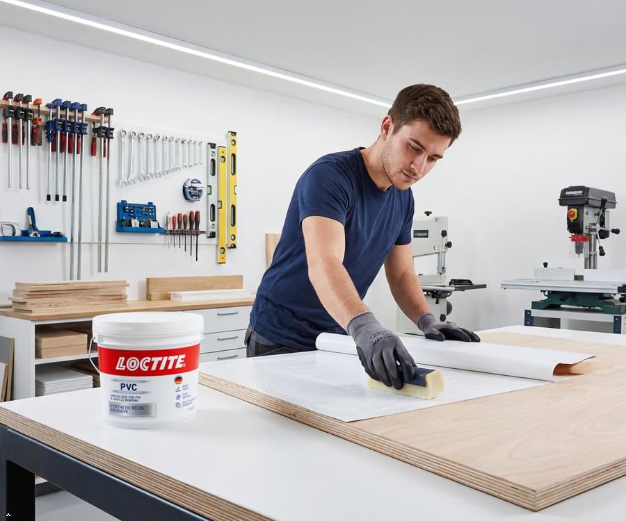 Image of LOCTITE PVC| Syntetic resin adhesive|Speacialized for PVC & Acrylic bonding|Hightack|Fast drying| Multi-substrate bonding 5kg x 1