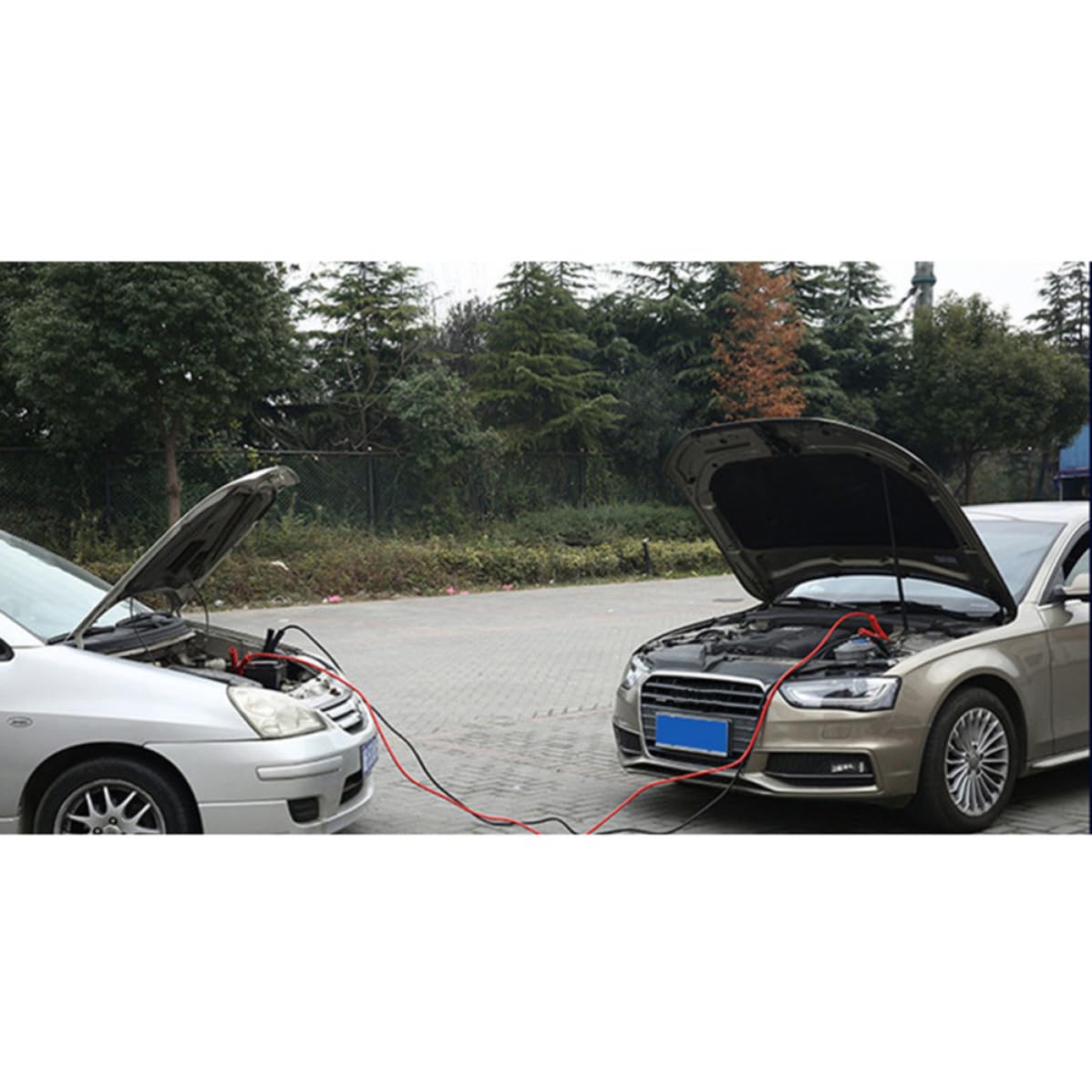 Câble de Démarrage pour Voiture 1800a 3 Mètres en Cuivre et Pvc Résistant, Heavy Duty et Sécurisé pour Camion et Moto