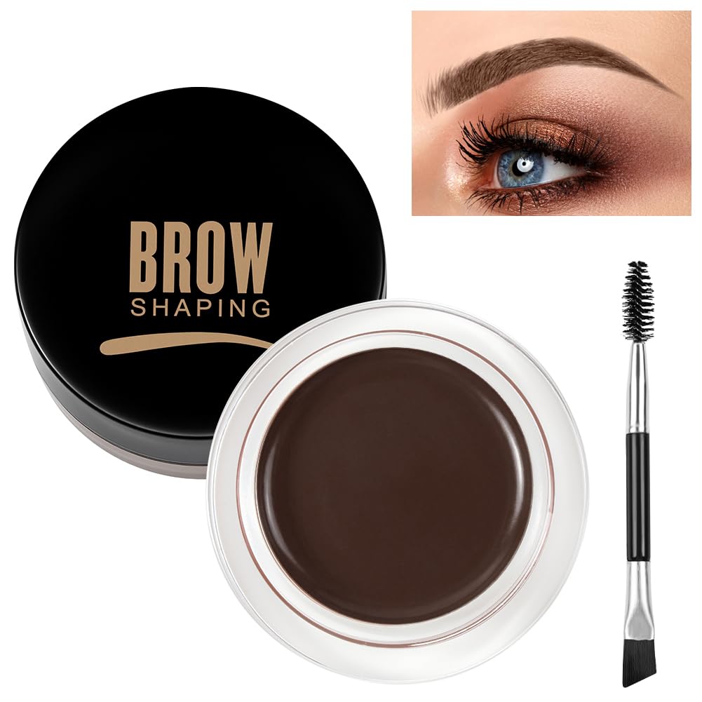 LOPHE Gel Fijadora de Cejas, Crema de Cejas 4,5g, Pomada de Ceja de Larga Duración con Cepillo, Eyebrow Gel para Maquillaje con Efecto Laminado Instantáneo,Pegamento de Ceja Sin Residuos Marrón Oscuro — view 9