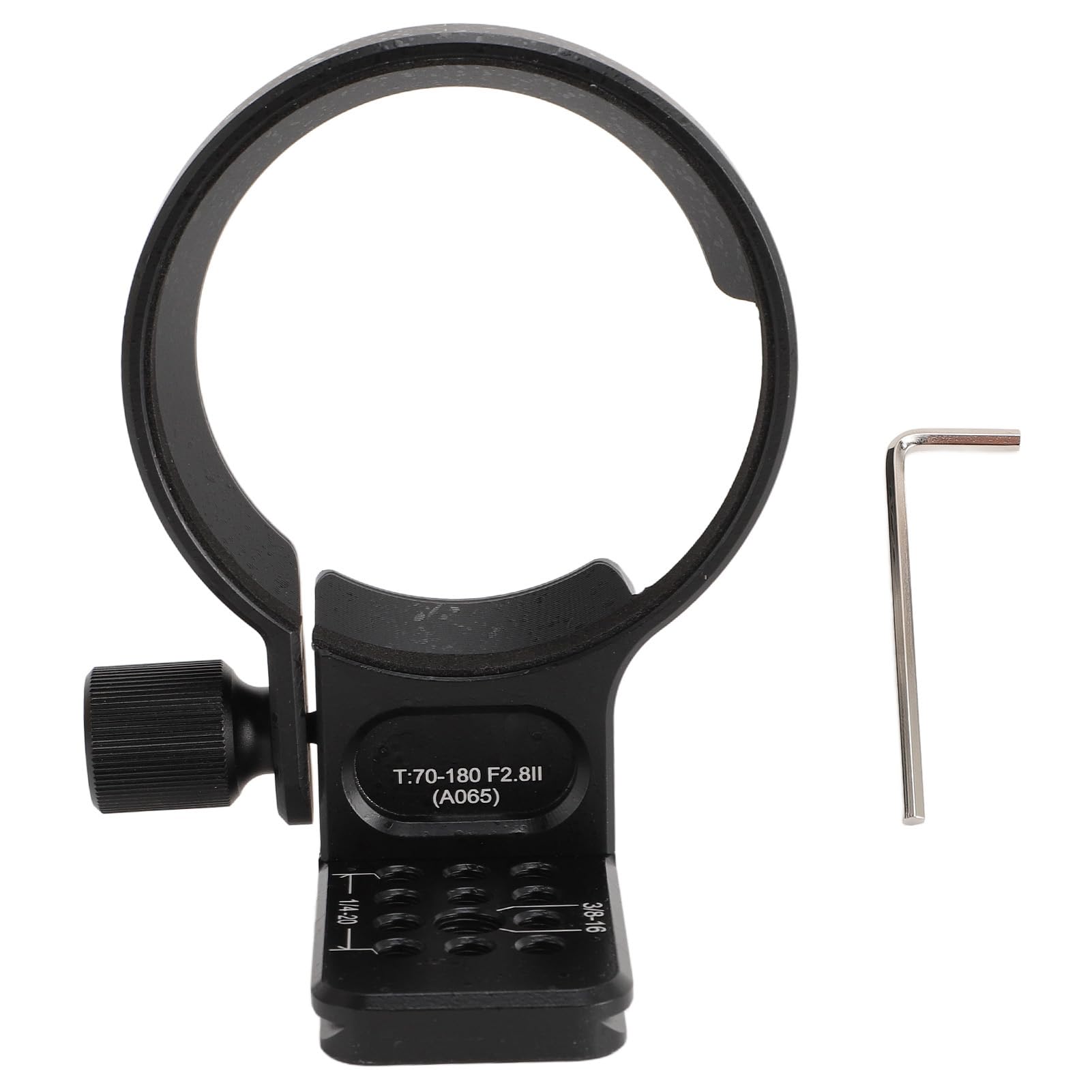 Lens Collar Tripod Mount for T70 180 F2.8, Aluminum Alloy Material, Lightweight and Portable, 70mm Arca Type Quick Release Plate, Stabilize and Balance Lens, Fit 1/4 3/8 Inch
