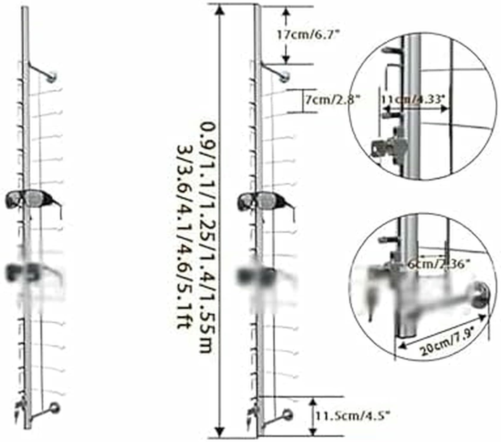 CNPRAZ Soporte de Pared para Gafas con Cerradura, Organizador Seguro para Colgar Gafas de Sol y Gafas, solución de Ahorro de Espacio para Tiendas minoristas y Uso doméstico