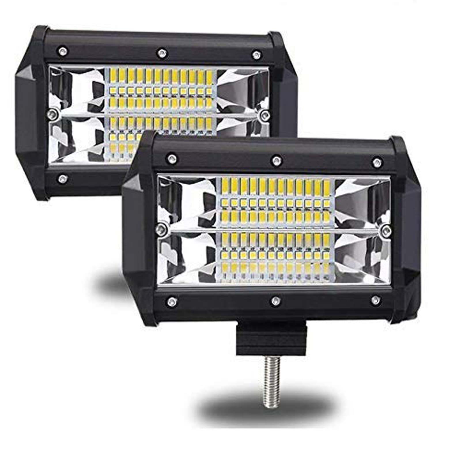 RWT 24 LED Super Light 72 Watt Fog Lamp Light Set of 2 White color for Aspire