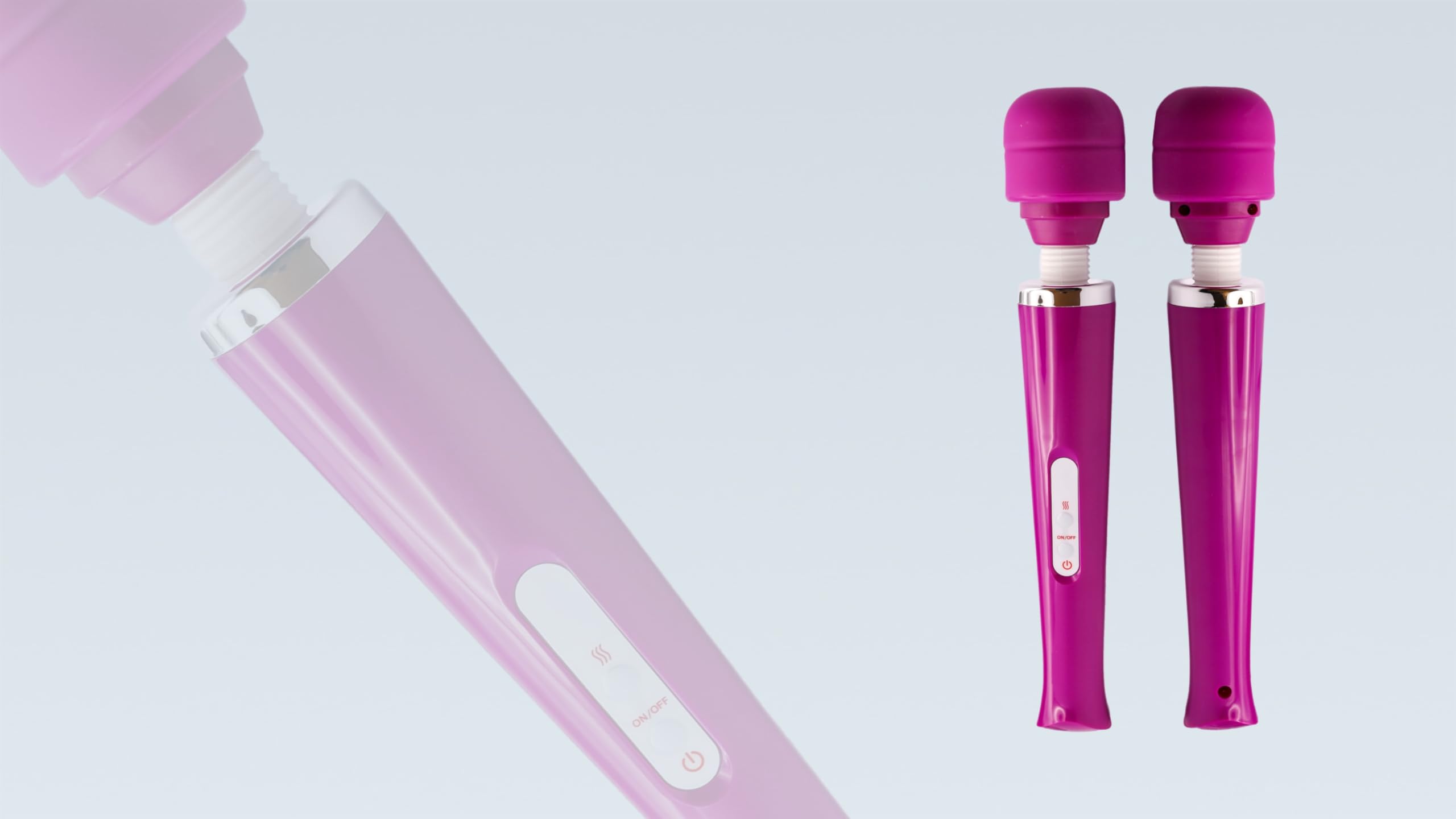 Varita Mágica Vibradora – Masajeador Potente y Silencioso para Mujer, Cabezal Flexible, 10 Modos, Recargable USB, Impermeable IPX7, Silicona Médica Suave