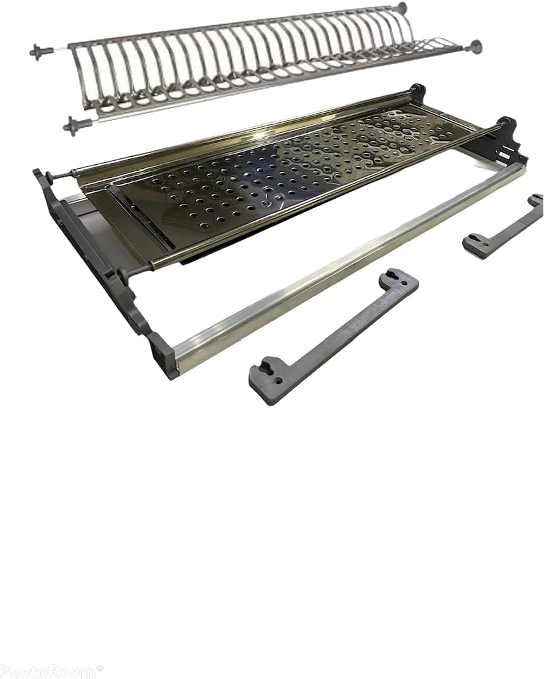 Calandrelli Pensile Scolapiatti H 90 L 90 P 33 cm Bianco | materiale nobilitato