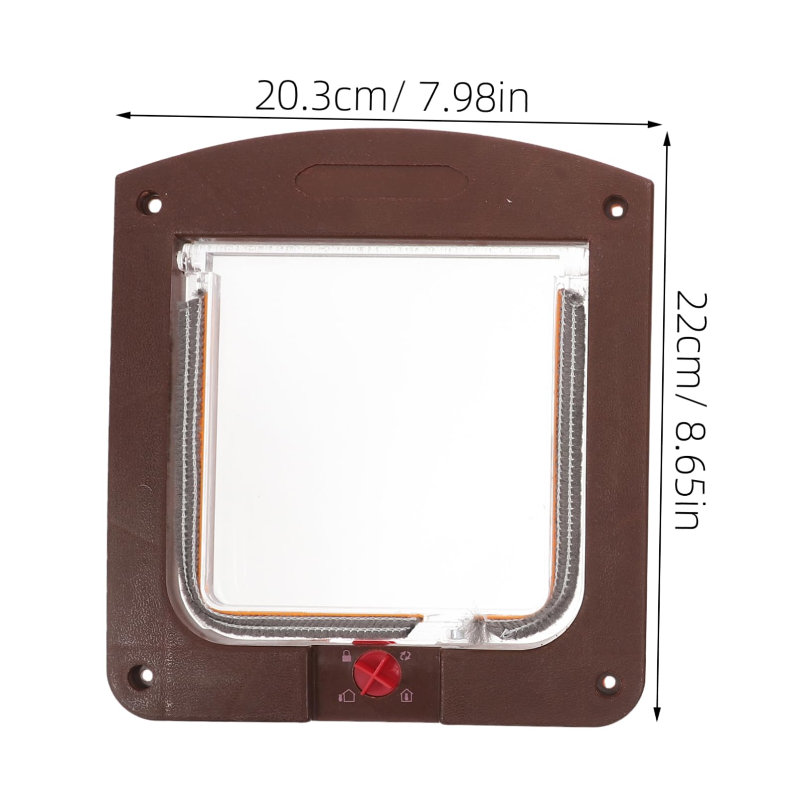 VANZACK Heavy Duty Dog Door Cat Flap Puppy Kitten Door Simple Setup Pet Access