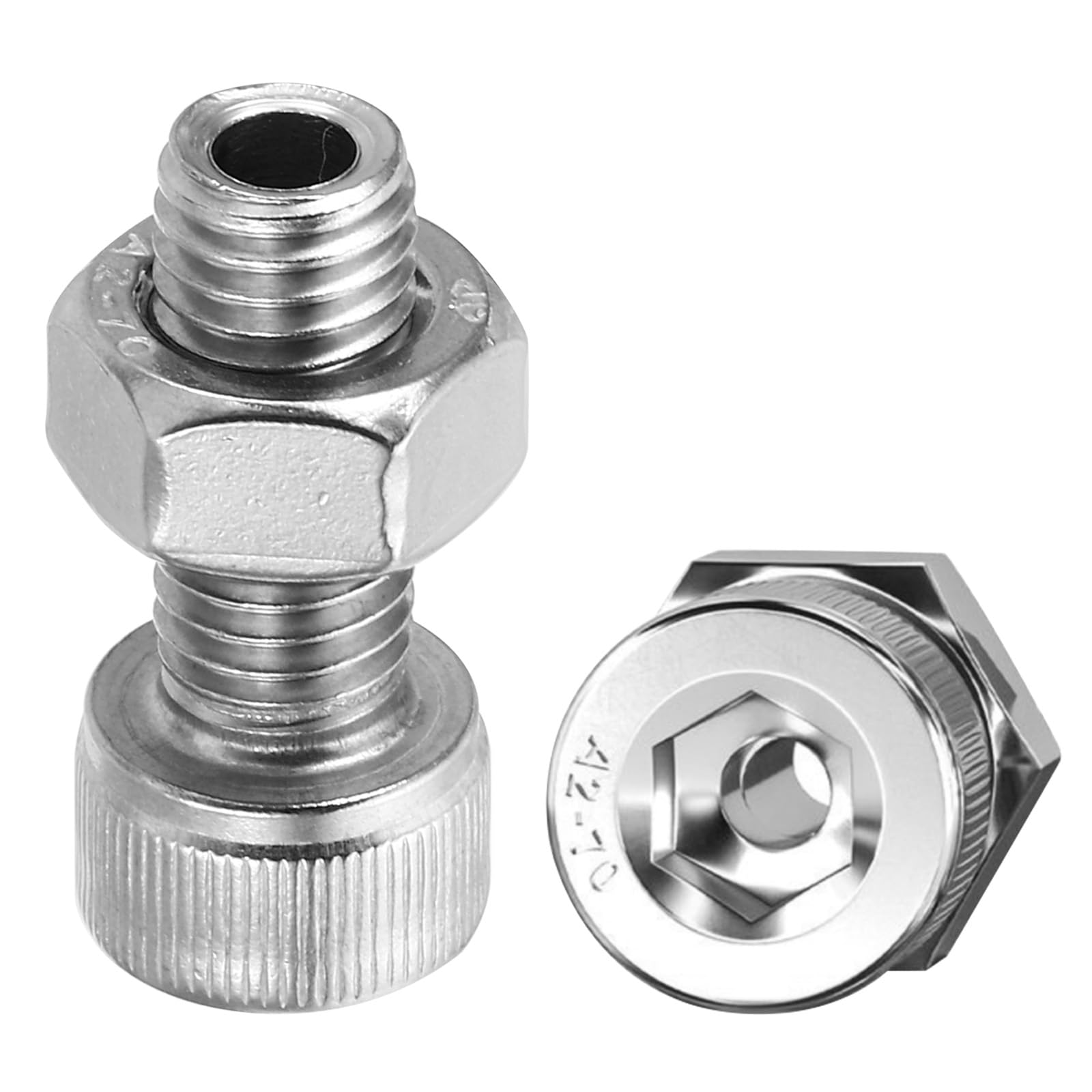 PATIKIL M10x25mm 304 Stainless Steel Hollow Bolt