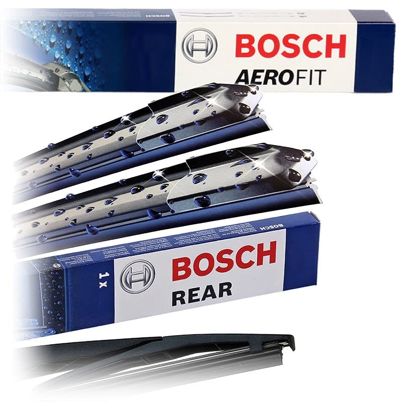 Bosch Aerofit AF468 + H301 - Juego de Escobillas Limpiaparabrisas Coche Delantero y Trasero